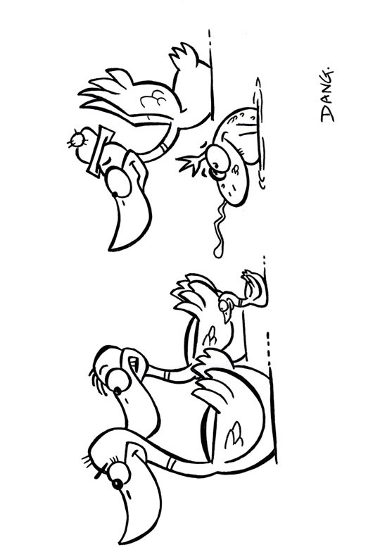 Imprimer ce coloriage pour enfants Des canards dans la mare de berlingot le crapaud. Ce coloriage inspirée de la chanson pour enfants berlingot le crapaud est dessin par l'illustrateur de presse Dang, il est offert gratuitement sur coloriages pour enfants.com