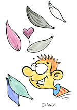 Illustrateur de presse Dang. L'illustration pour enfants qui correspond au coloriage de cette page.