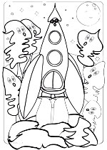 Ce coloriage gratuit vous est offert par Lucie Rydlova, une illustratrice, peintre, sculpteur et infographiste. Coloriez ou peignez cette fusée qui décolle, ces sapins qui s'étonnent. Un coloriage inspiré de la chanson pour enfants de Stéphy Madame Fusée. Les coloriages gratuits de coloriages pour enfants.com