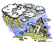 Avec vos crayons de couleurs ou à la peinture, coloriez L’orage en colère qui gronde les paysages en imprimant le coloriage correspondant. Cette super illustration fantastique est dessinée et coloriée par l'illustrateur de presse Dang, elle est offerte gratuitement sur coloriages pour enfants.com