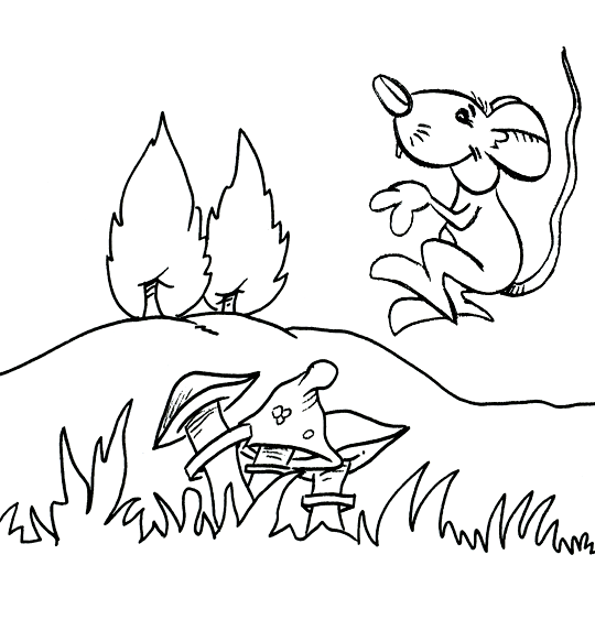 Coloriage de La Souris verte. Pour l'impression de ce coloriage, cliquer dans le menu en haut à gauche sur Imprimer. Une souris verte qui courait dans l'herbe. Ce coloriage gratuit vous est offert par Dang, l'illustrateur jeunesse qui dessine pour les enfants. Avec vos crayons de couleurs ou à la peinture, coloriez ou peignez le coloriage de la chanson La Souris Verte.