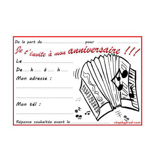 carte d'invitation anniversaire gratuite garfield