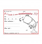 Carte anniversaire pour enfant, un cachalot joue du banjo