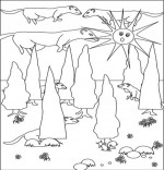 Coloriage Chanson Le furet par Emareva