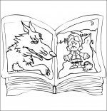 Chanson Le Loup Sympa, le livre du chaperon rouge