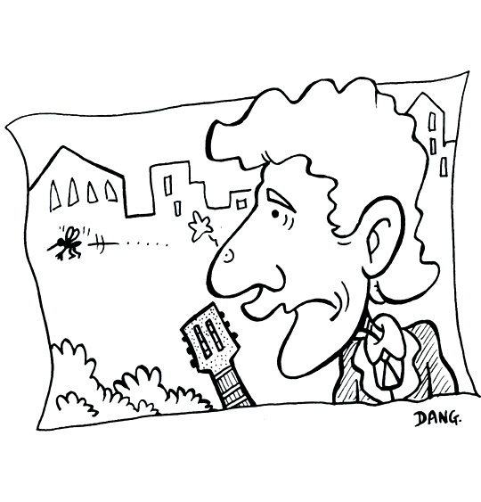 Coloriage Chanson Petit moustique pique Stéphy