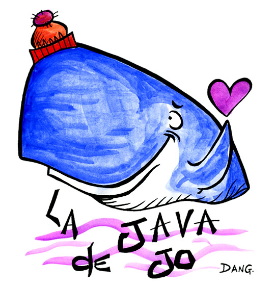 Dessin La Java du Cachalot, Jo en gros plan, catégorie Chanson pour enfants La Java du Cachalot