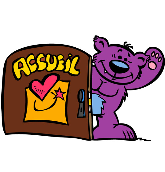 Dessin Petit nounours, le logo du portail stephyprod depuis 2011, thème Ours