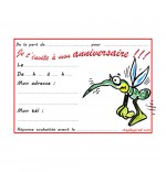 Carte anniversaire pour enfant, petit moustique