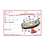 Dessin Carte anniversaire pour enfant, un harmonica