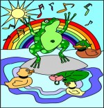 Illustration Chanson Berlingot le crapaud par Emareva