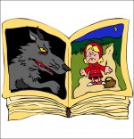 Illustration Chanson Le Loup Sympa, le livre du chaperon rouge