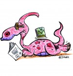 Illustration Dinosaure, le parasaurolophus de nos actualités pour enfants